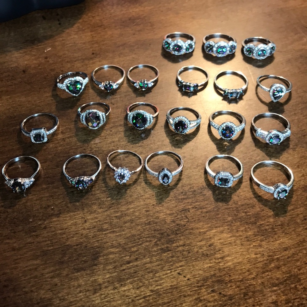 Large Mystic rainbow lot of 21